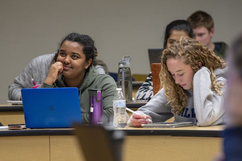 Image of students in class